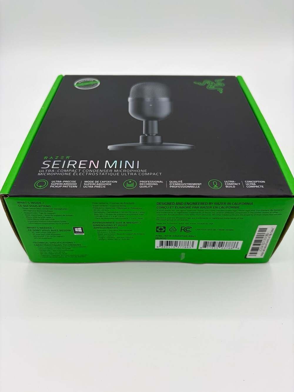 Razer Seiren Mini Ultra-Compact Condenser Microphone (Black) - Picture 2 of 3